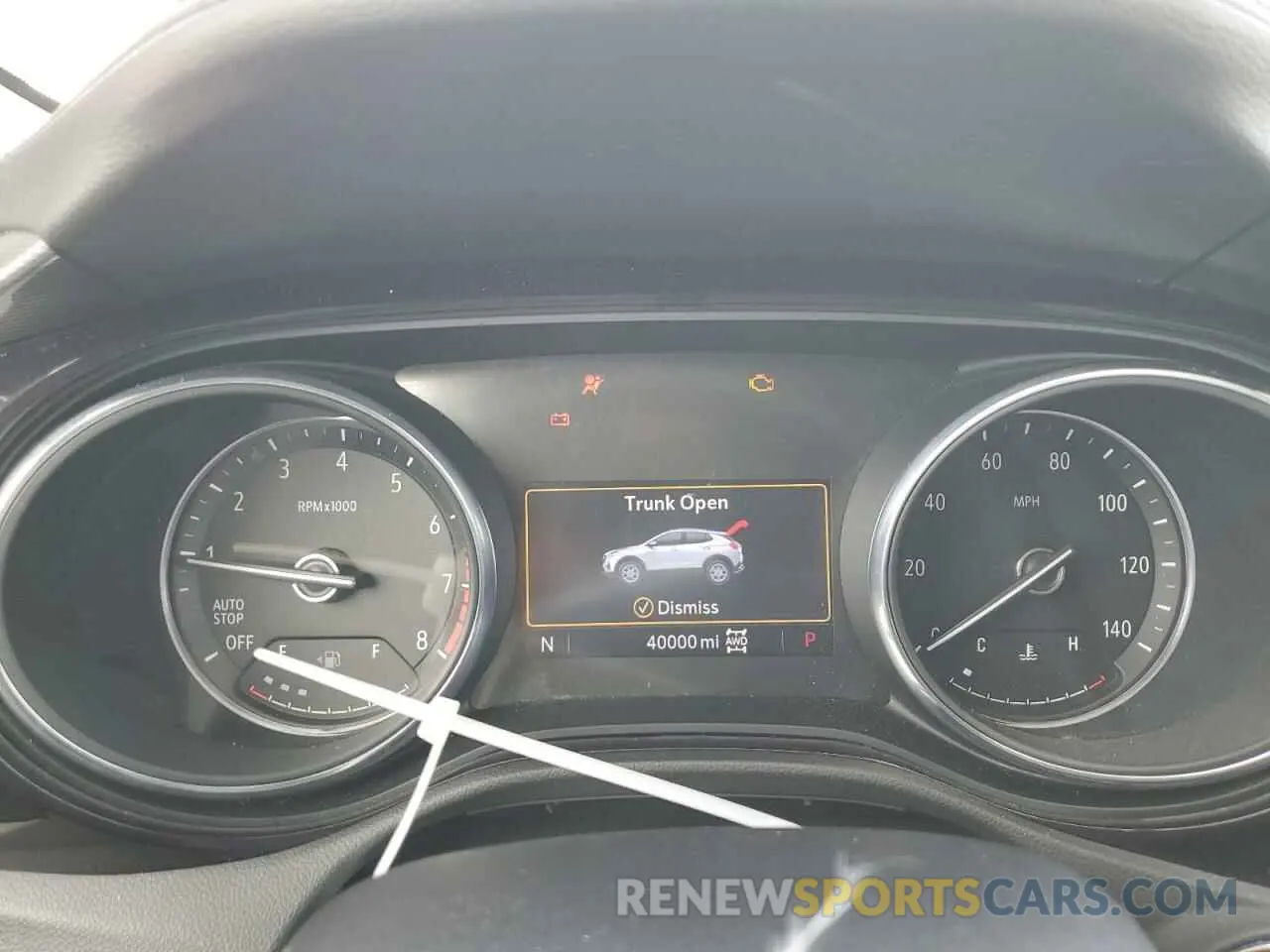 9 Фотография поврежденного автомобиля KL4MMCSL9NB053526 BUICK ENCORE 2022