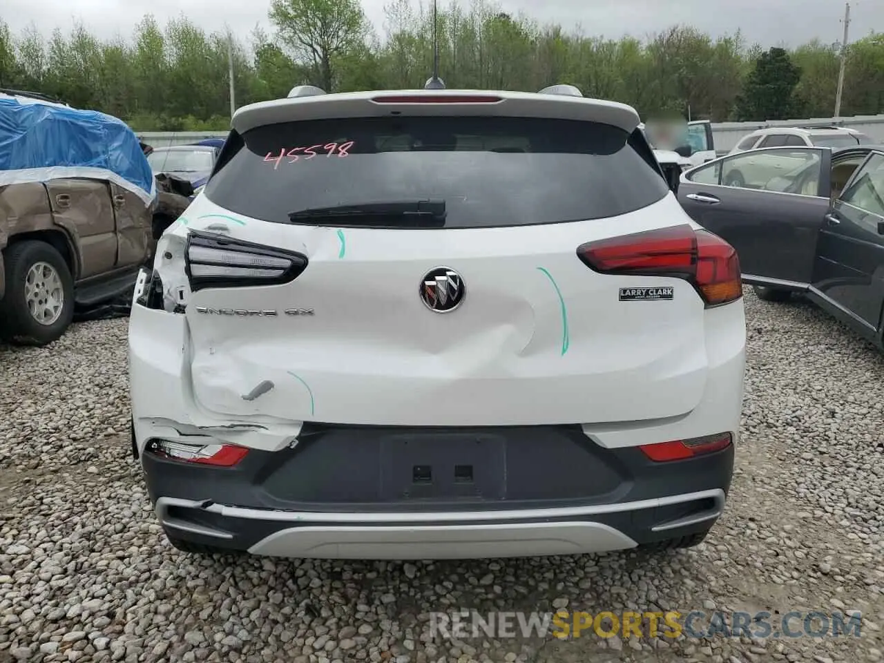 6 Фотография поврежденного автомобиля KL4MMDS25NB148548 BUICK ENCORE 2022