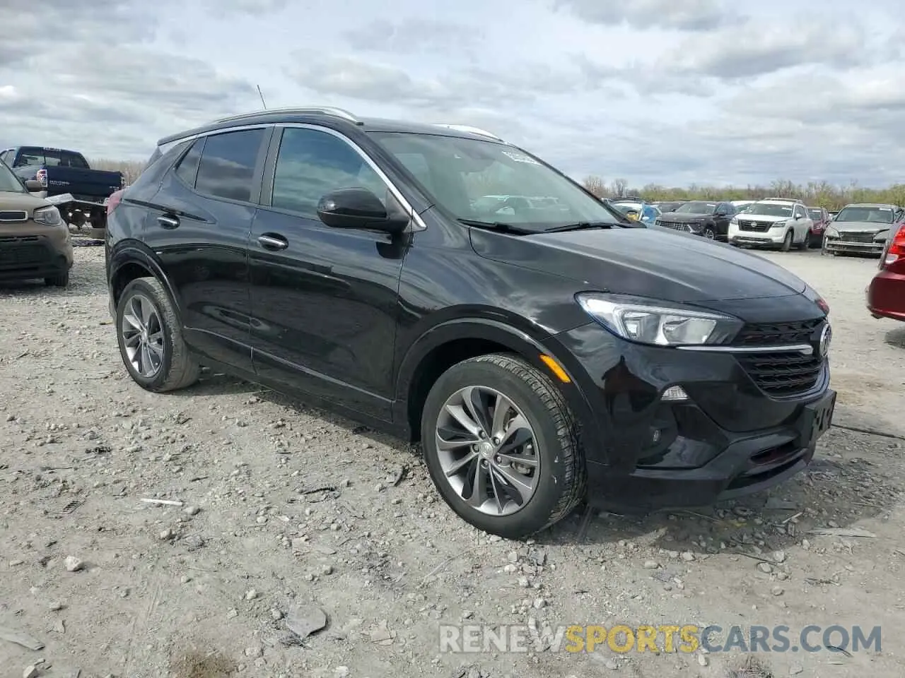 4 Фотография поврежденного автомобиля KL4MMDSL0NB127597 BUICK ENCORE 2022