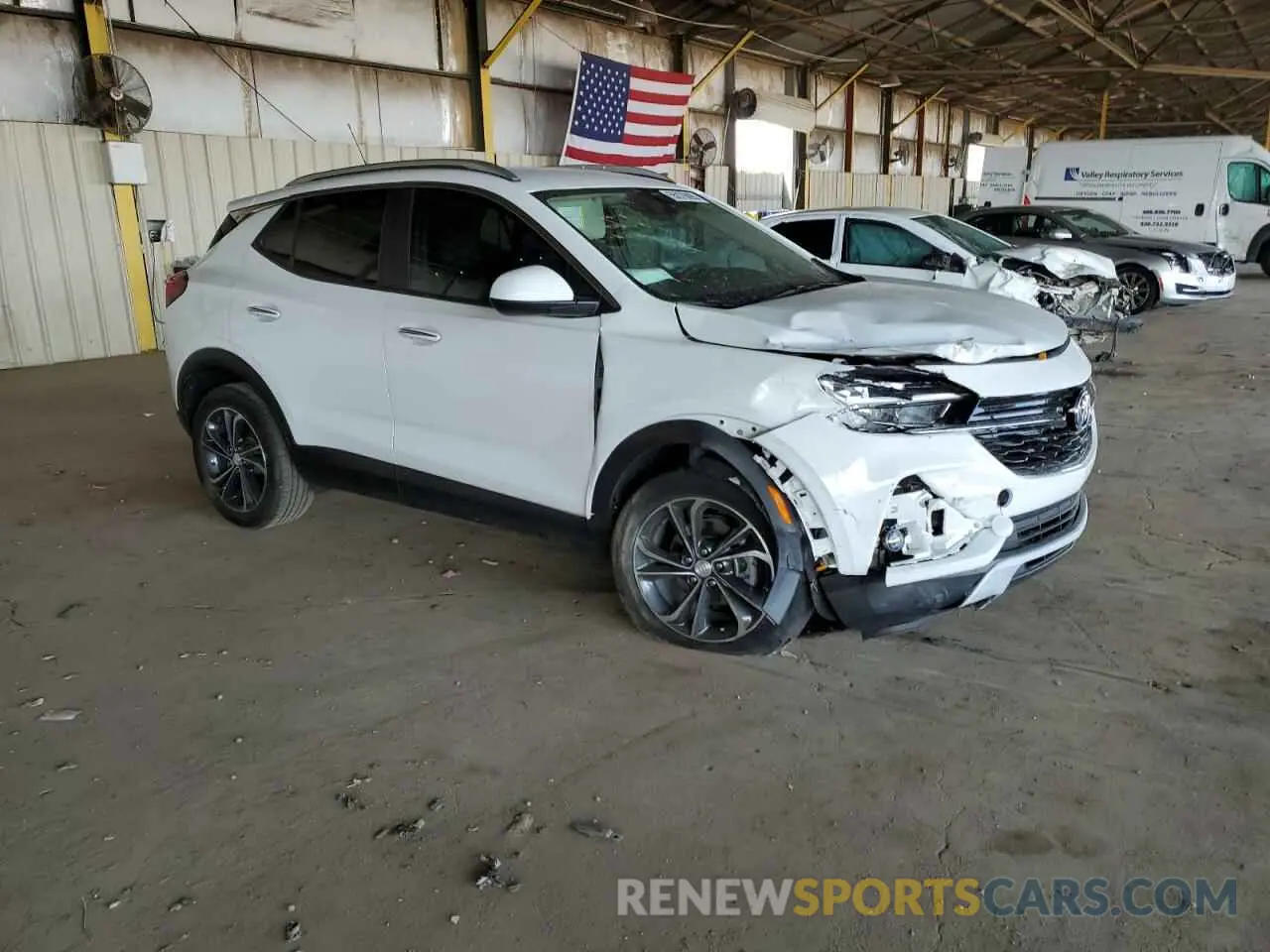 4 Фотография поврежденного автомобиля KL4MMDSL6NB070774 BUICK ENCORE 2022