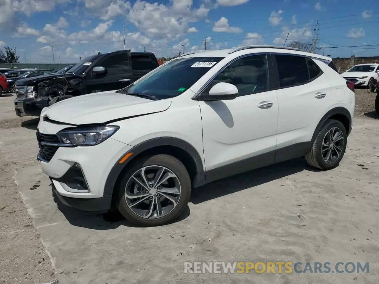 1 Photograph of a damaged car KL4MMDSL8NB035802 BUICK ENCORE 2022