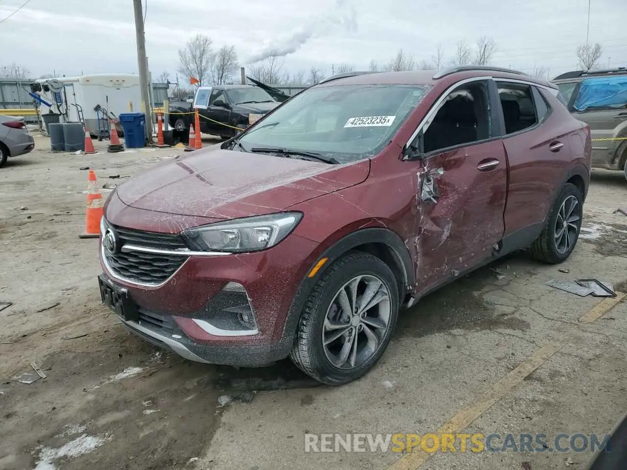 1 Фотография поврежденного автомобиля KL4MMDSL9NB021908 BUICK ENCORE 2022