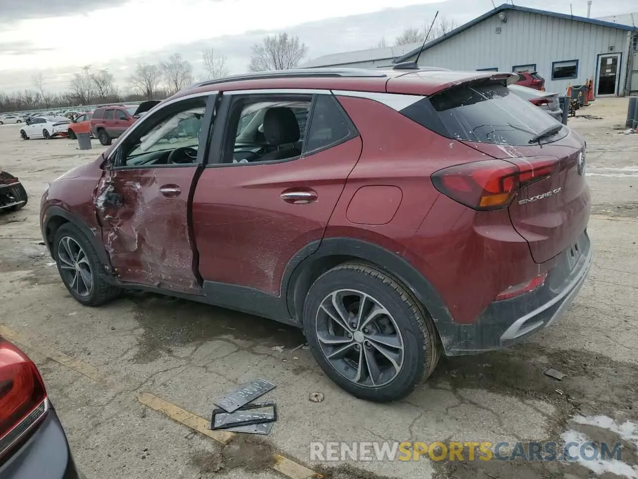 2 Фотография поврежденного автомобиля KL4MMDSL9NB021908 BUICK ENCORE 2022