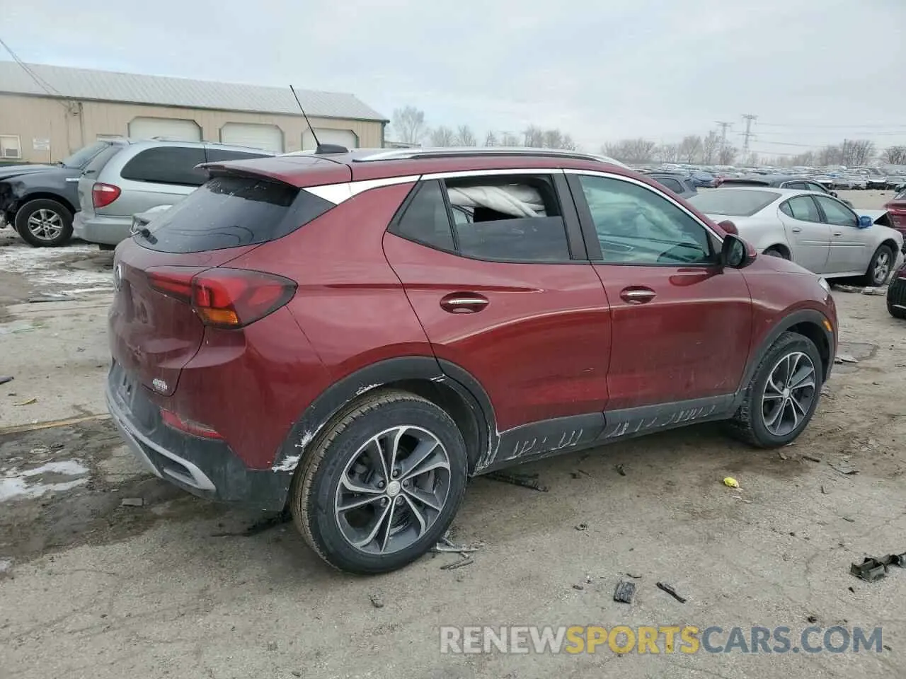 3 Фотография поврежденного автомобиля KL4MMDSL9NB021908 BUICK ENCORE 2022