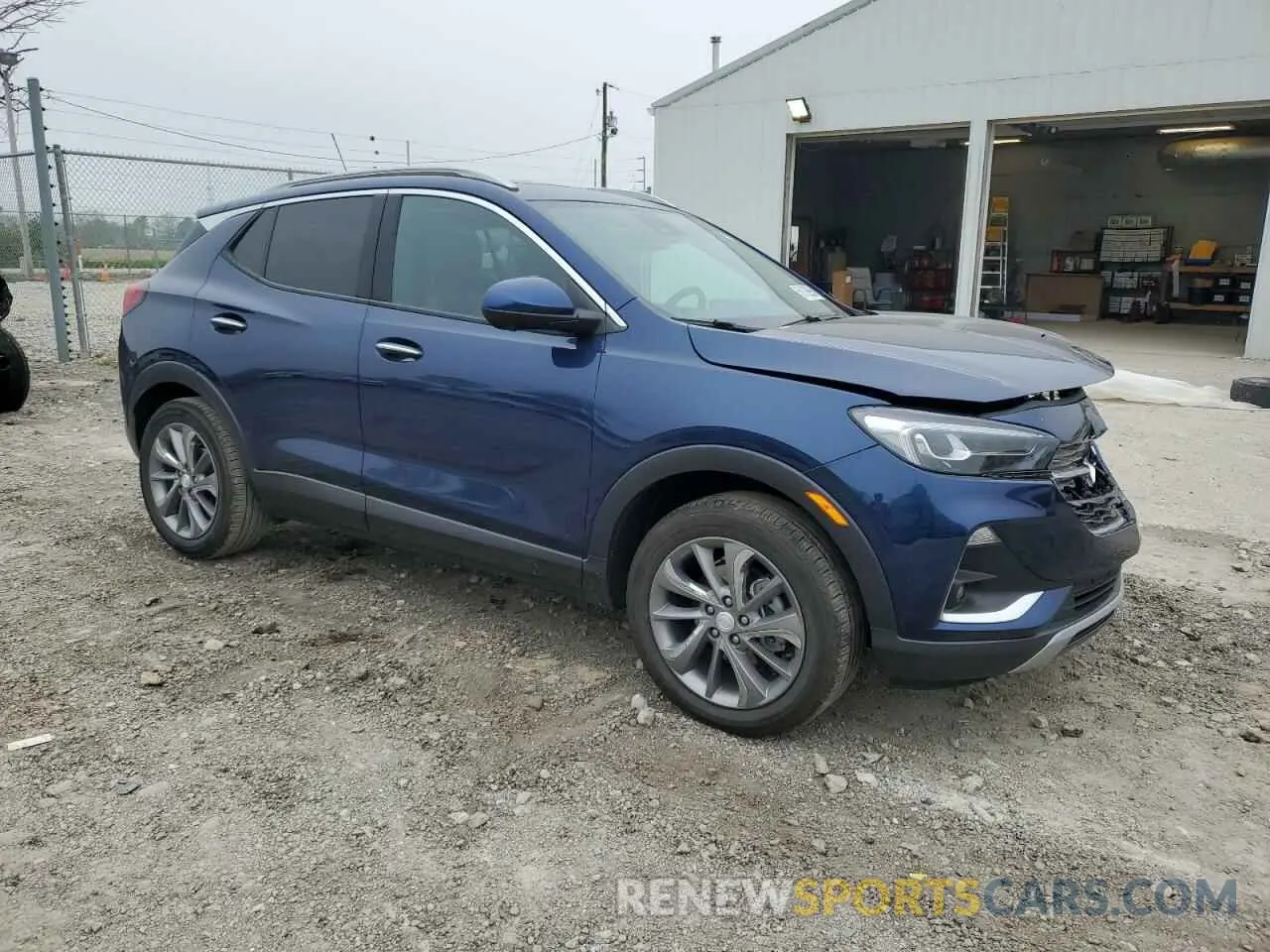 4 Фотография поврежденного автомобиля KL4MMFSL4NB046100 BUICK ENCORE 2022