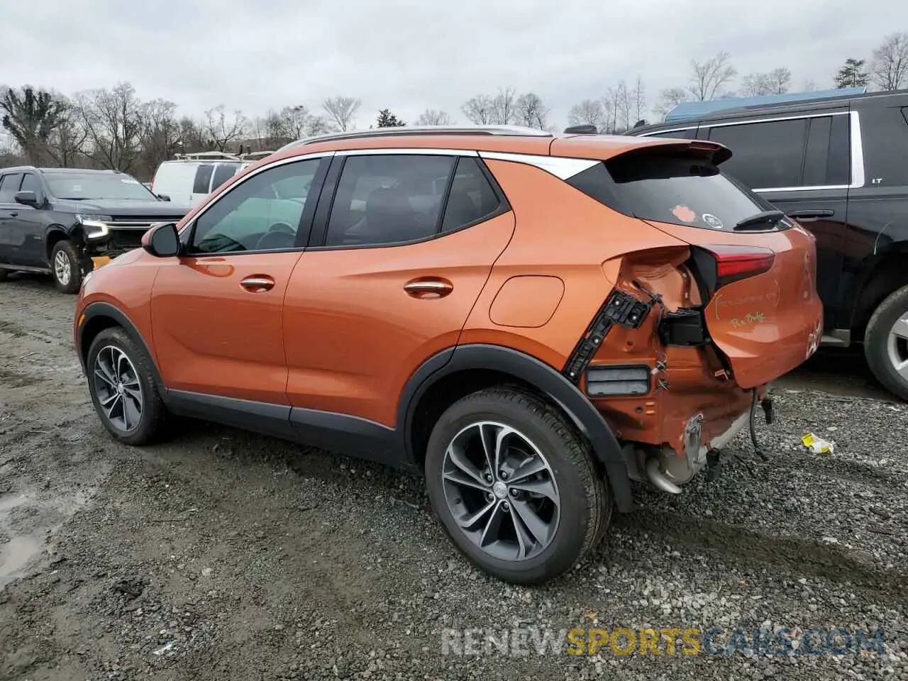 2 Фотография поврежденного автомобиля KL4MMFSL9NB021080 BUICK ENCORE 2022