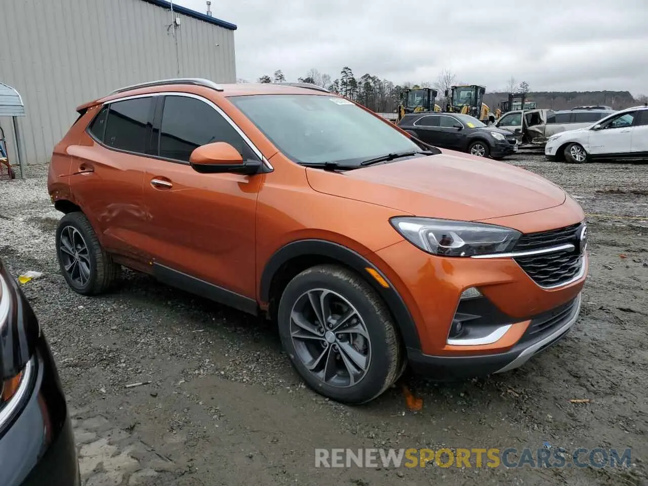 4 Фотография поврежденного автомобиля KL4MMFSL9NB021080 BUICK ENCORE 2022