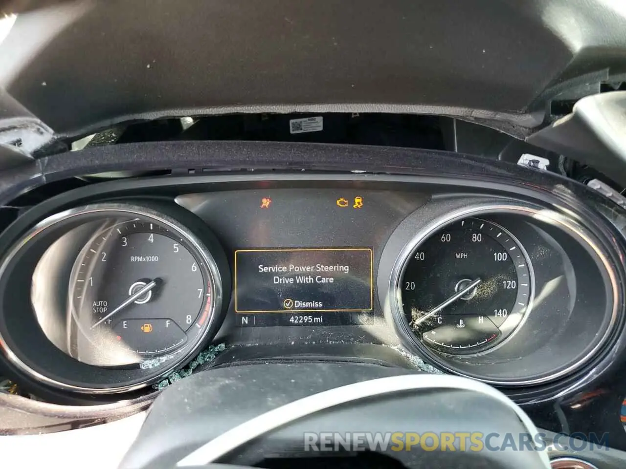 9 Фотография поврежденного автомобиля KL4MMGSL6NB138380 BUICK ENCORE 2022