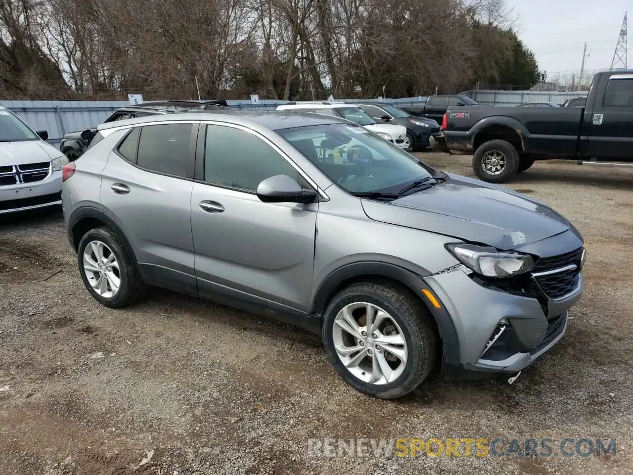 4 Фотография поврежденного автомобиля KL4MMBS29PB048296 BUICK ENCORE 2023