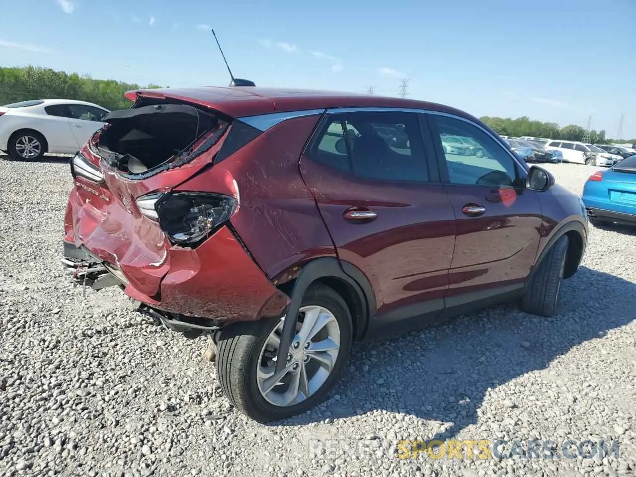 3 Фотография поврежденного автомобиля KL4MMBS2XPB064023 BUICK ENCORE 2023