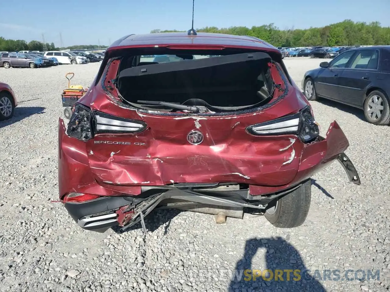 6 Фотография поврежденного автомобиля KL4MMBS2XPB064023 BUICK ENCORE 2023