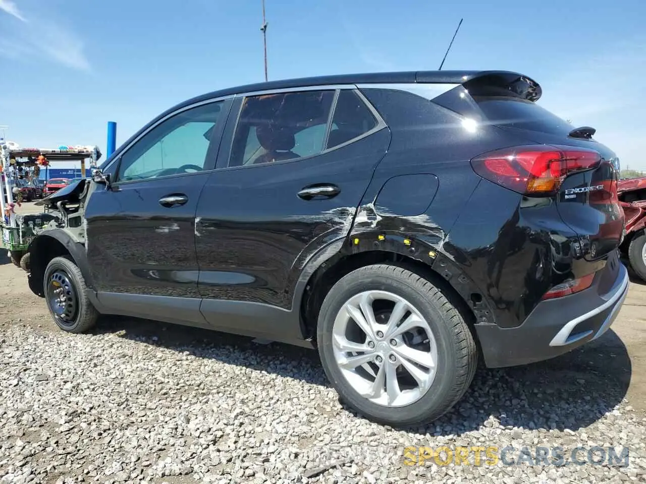 2 Фотография поврежденного автомобиля KL4MMCSL1PB149704 BUICK ENCORE 2023
