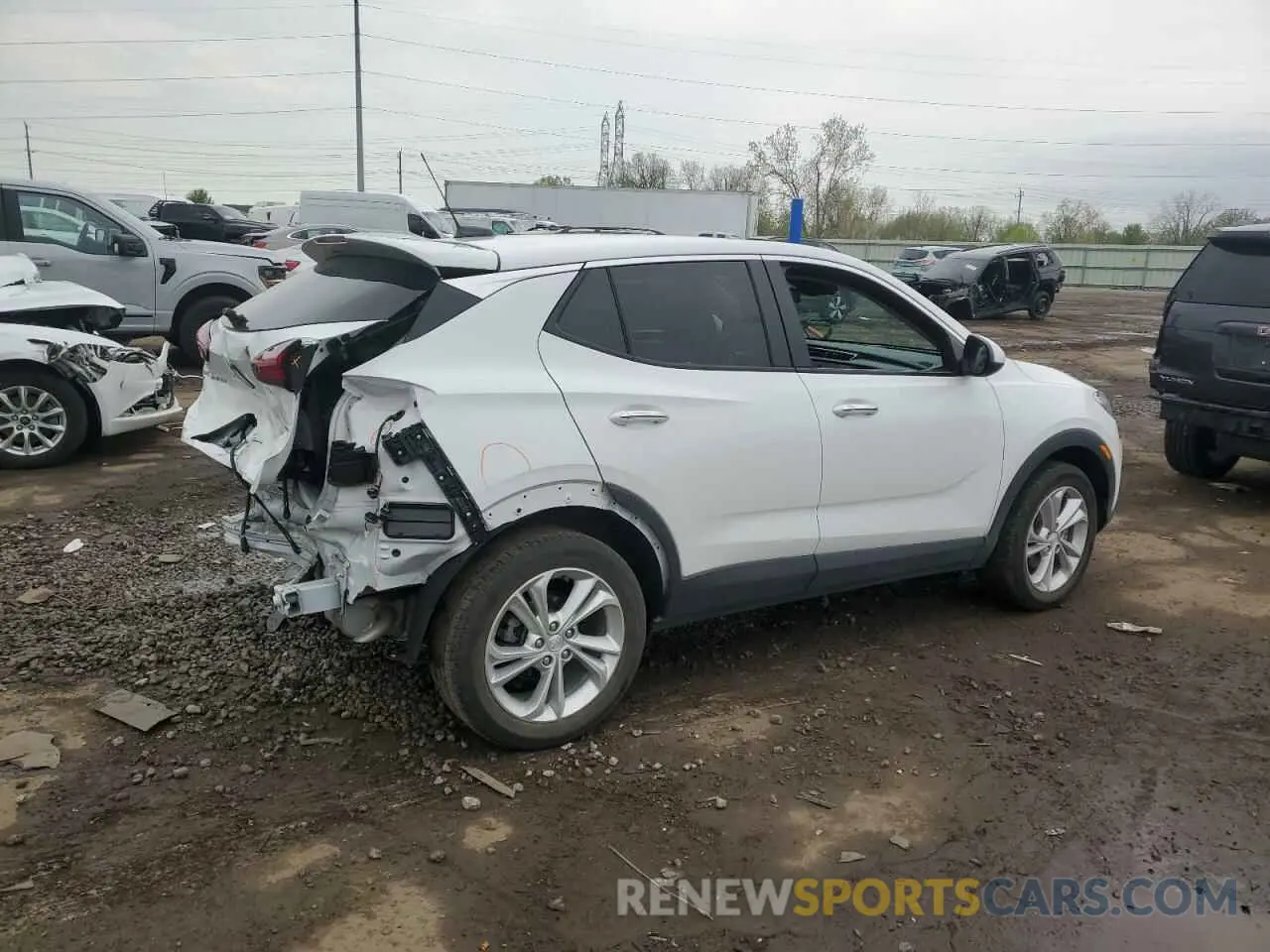 3 Photograph of a damaged car KL4MMCSL8PB067310 BUICK ENCORE 2023