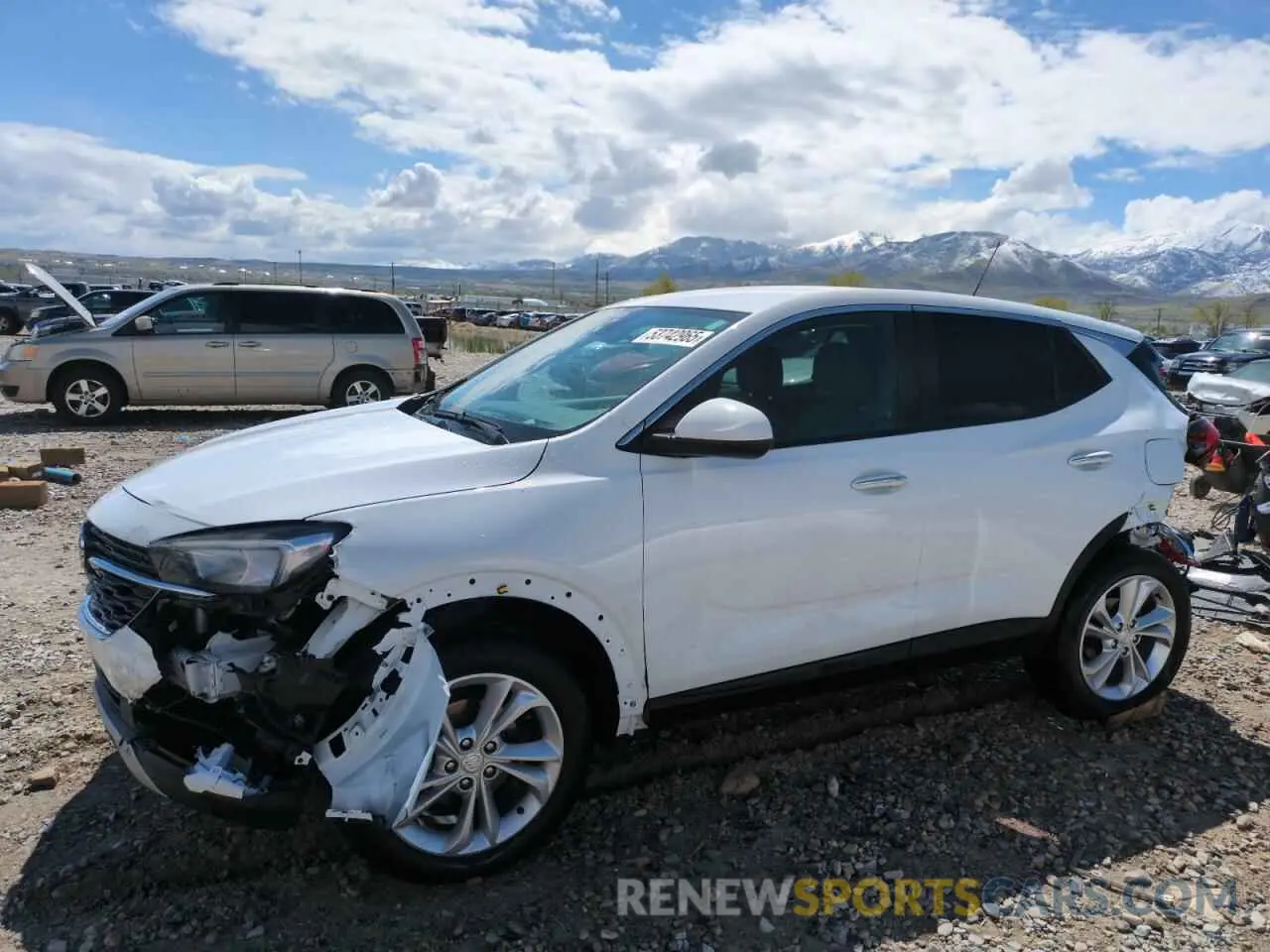 1 Photograph of a damaged car KL4MMCSL8PB131345 BUICK ENCORE 2023
