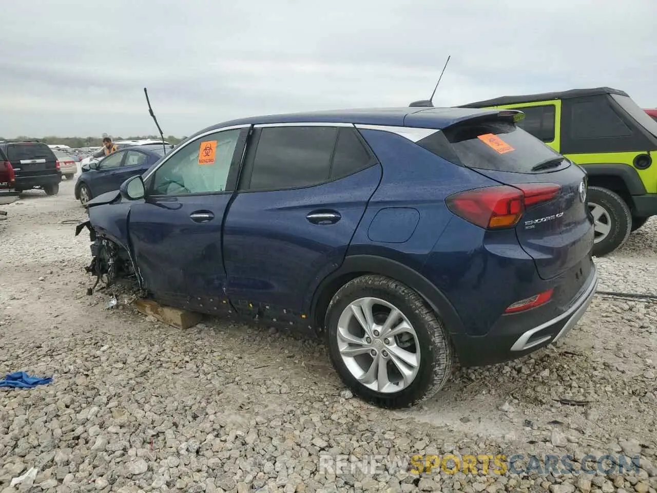 2 Фотография поврежденного автомобиля KL4MMCSL9PB009819 BUICK ENCORE 2023