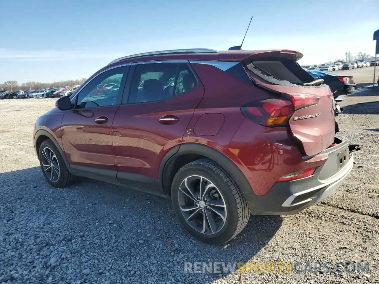 2 Фотография поврежденного автомобиля KL4MMDS20PB150680 BUICK ENCORE 2023