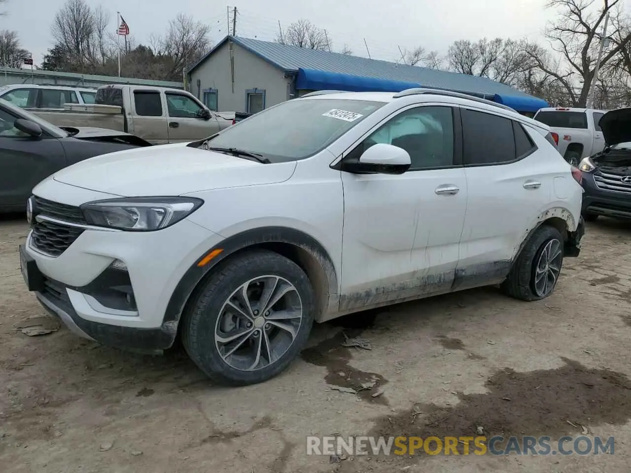 1 Фотография поврежденного автомобиля KL4MMDS21PB009522 BUICK ENCORE 2023