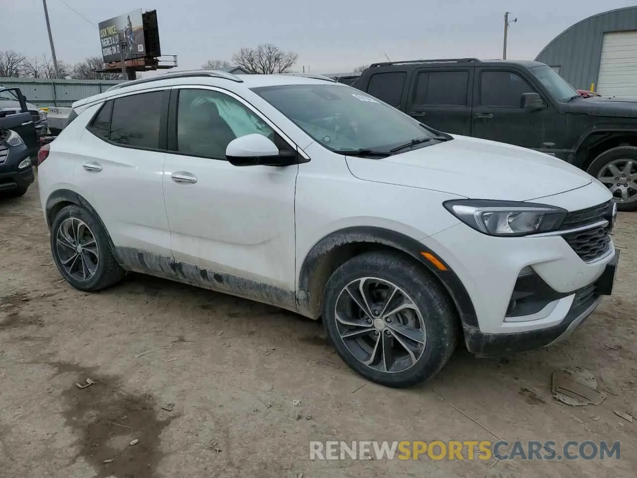 4 Фотография поврежденного автомобиля KL4MMDS21PB009522 BUICK ENCORE 2023