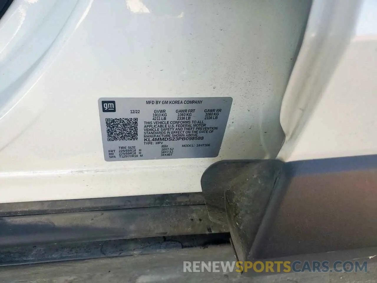 16 Фотография поврежденного автомобиля KL4MMDS23PB098588 BUICK ENCORE 2023