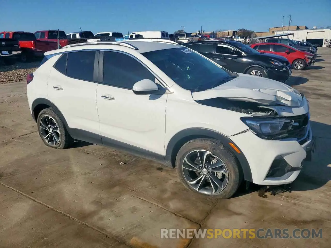 4 Фотография поврежденного автомобиля KL4MMDS23PB098588 BUICK ENCORE 2023
