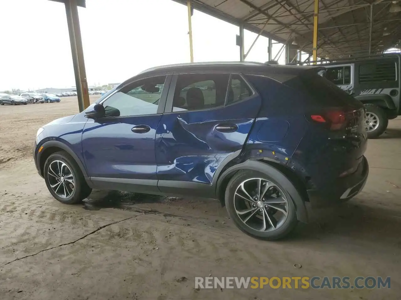 2 Фотография поврежденного автомобиля KL4MMDS23PB108780 BUICK ENCORE 2023