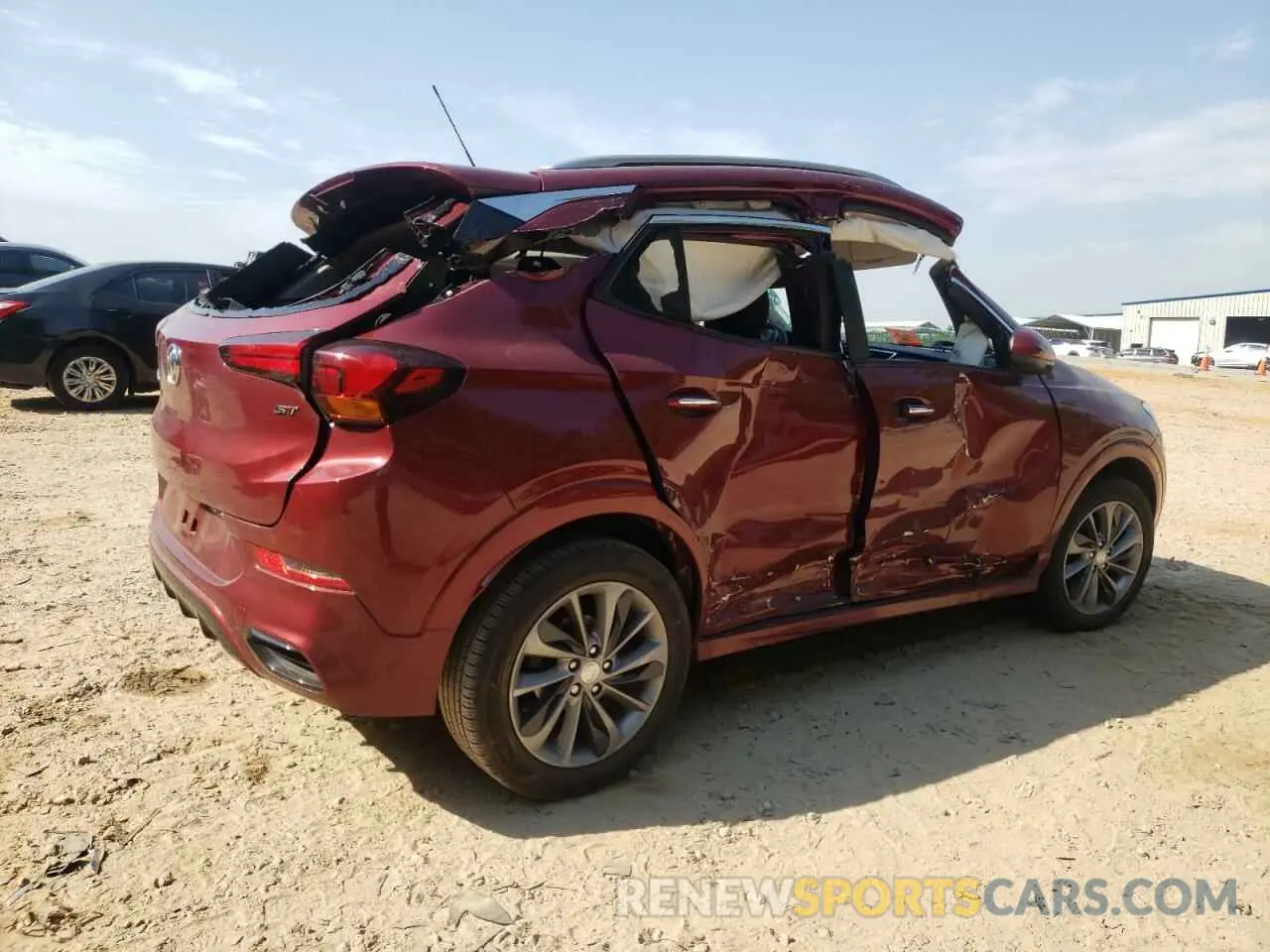 3 Фотография поврежденного автомобиля KL4MMDS25PB100227 BUICK ENCORE 2023