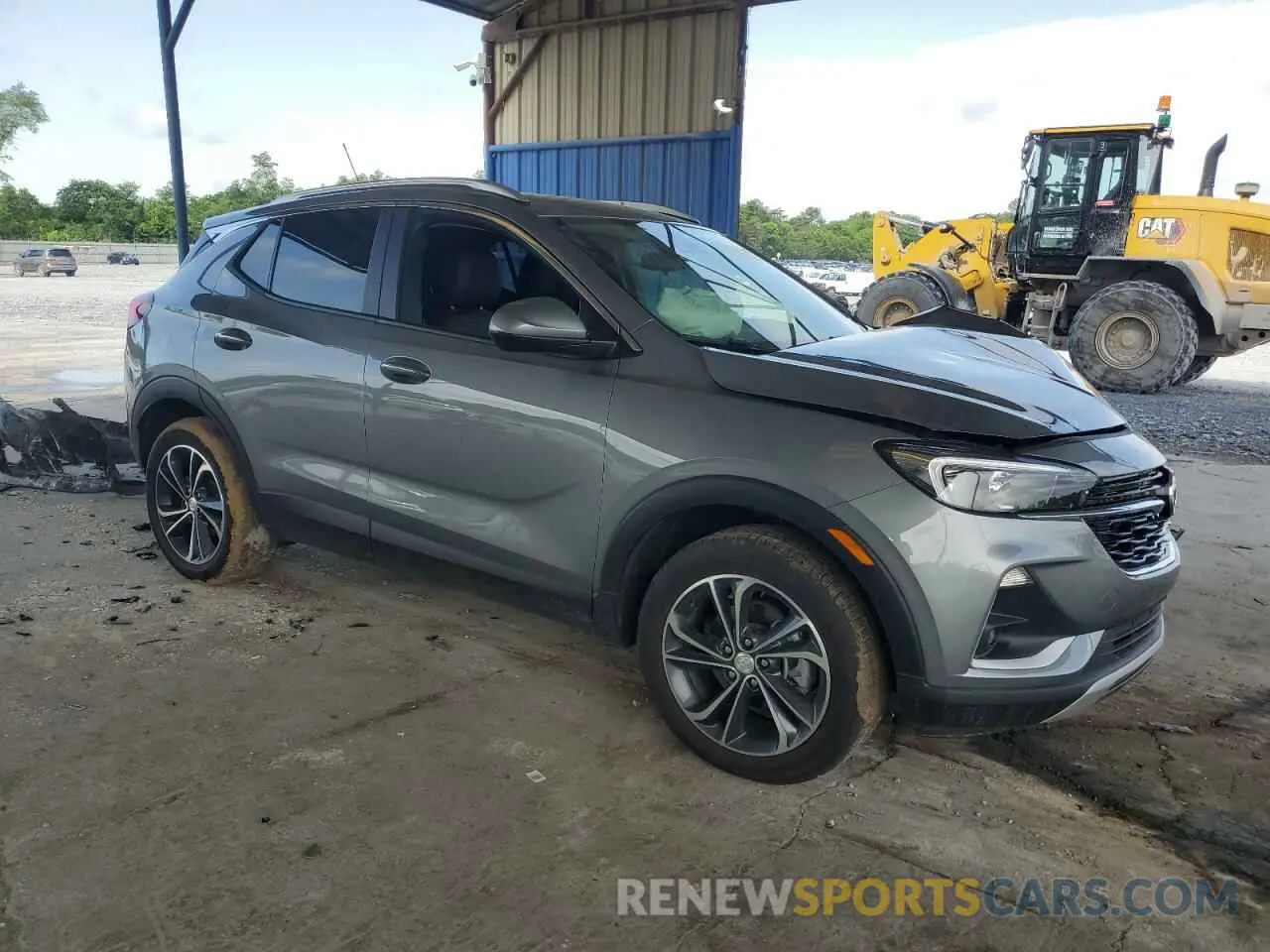 4 Фотография поврежденного автомобиля KL4MMDS29PB137250 BUICK ENCORE 2023