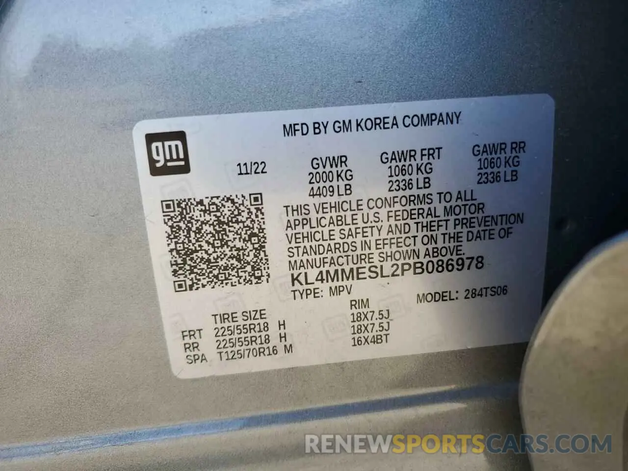 15 Photograph of a damaged car KL4MMESL2PB086978 BUICK ENCORE 2023