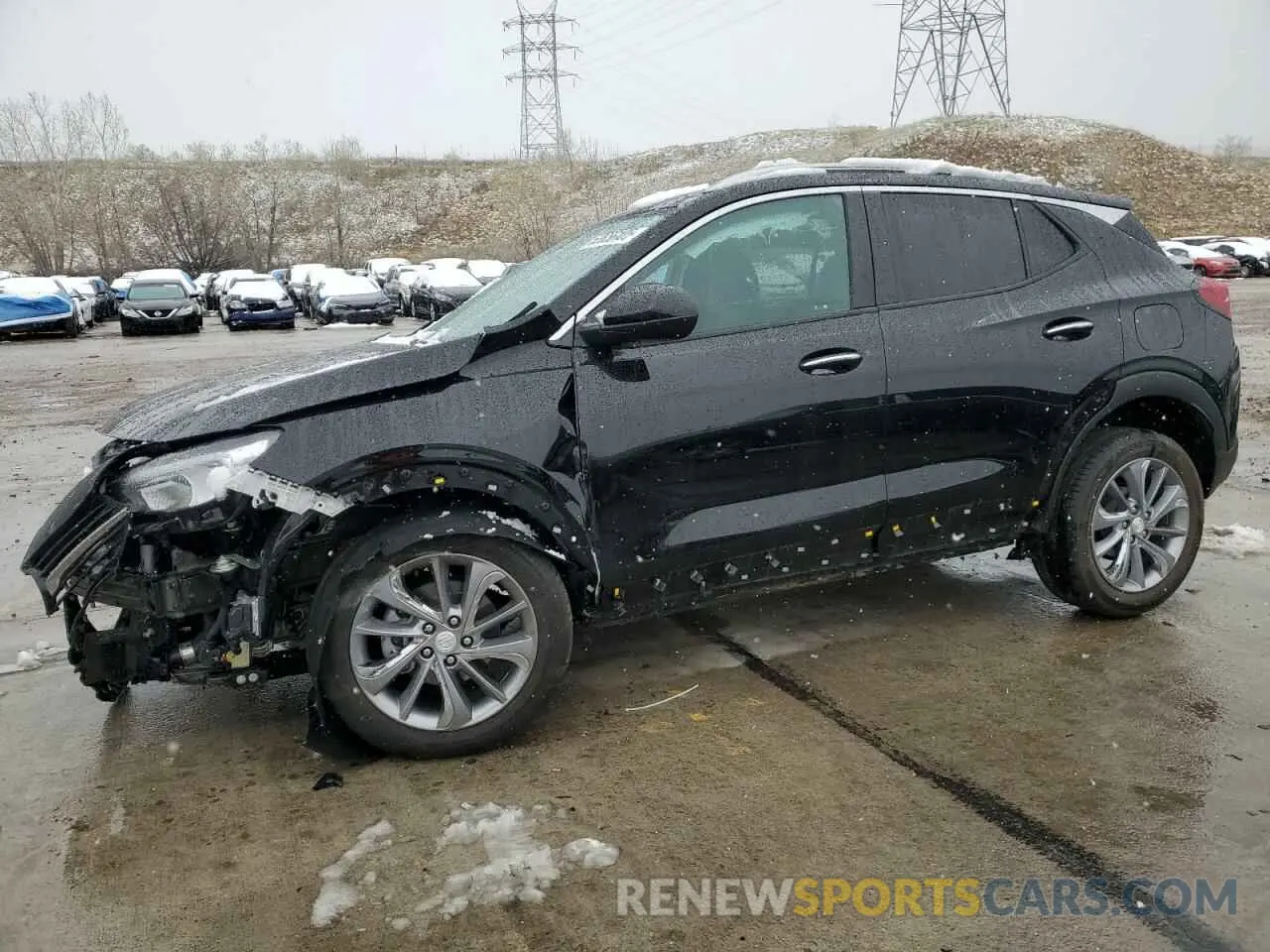 1 Photograph of a damaged car KL4MMESL3PB076931 BUICK ENCORE 2023