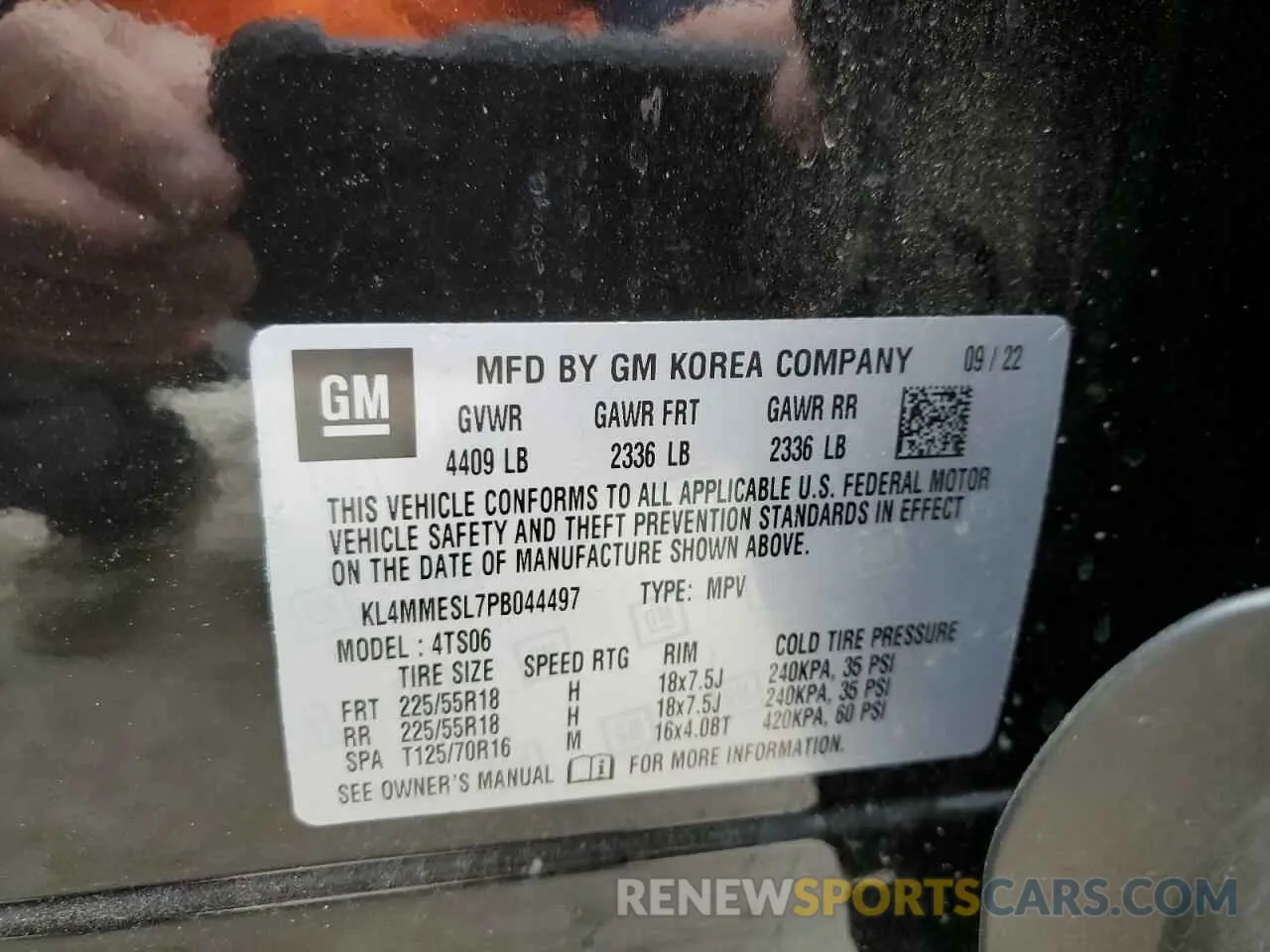 15 Photograph of a damaged car KL4MMESL7PB044497 BUICK ENCORE 2023