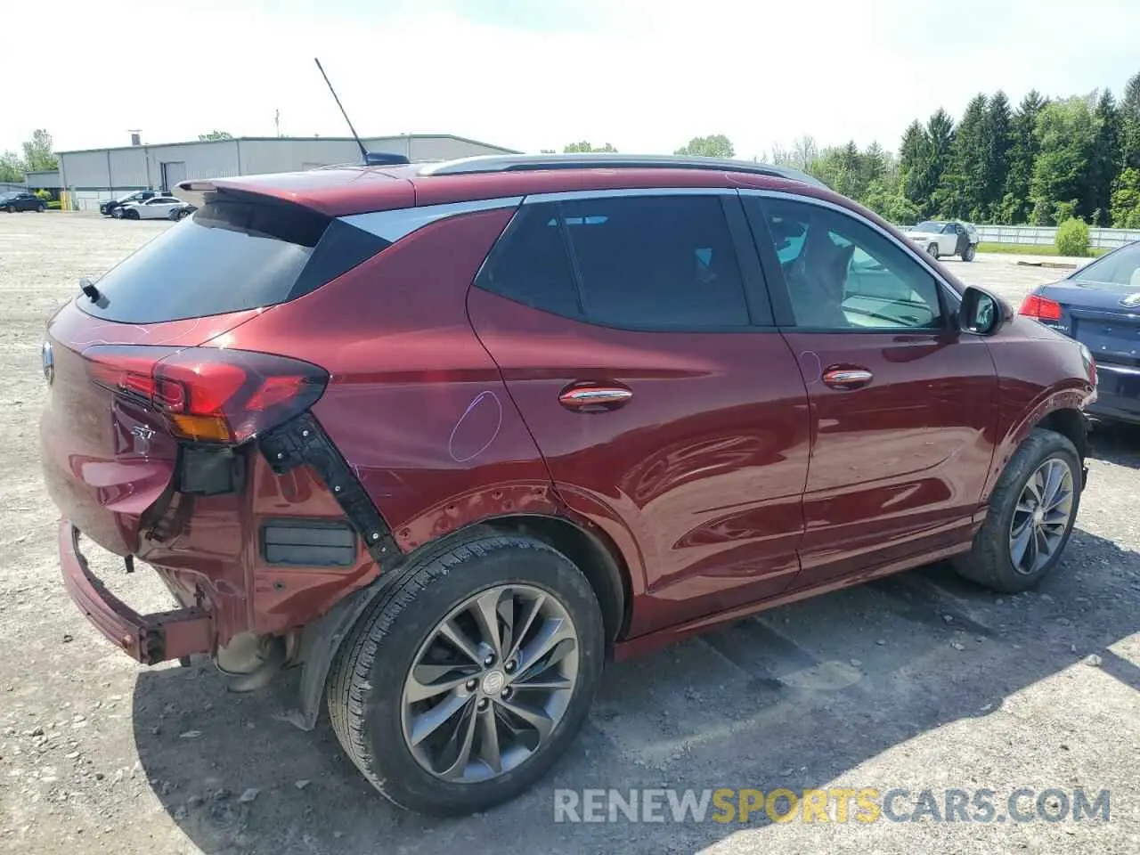 3 Фотография поврежденного автомобиля KL4MMESL8PB055945 BUICK ENCORE 2023