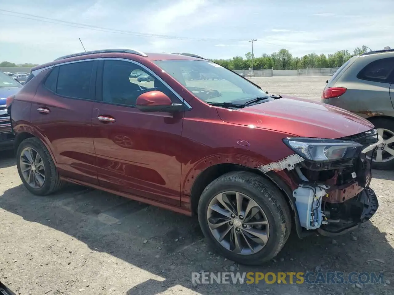 4 Фотография поврежденного автомобиля KL4MMESL8PB055945 BUICK ENCORE 2023