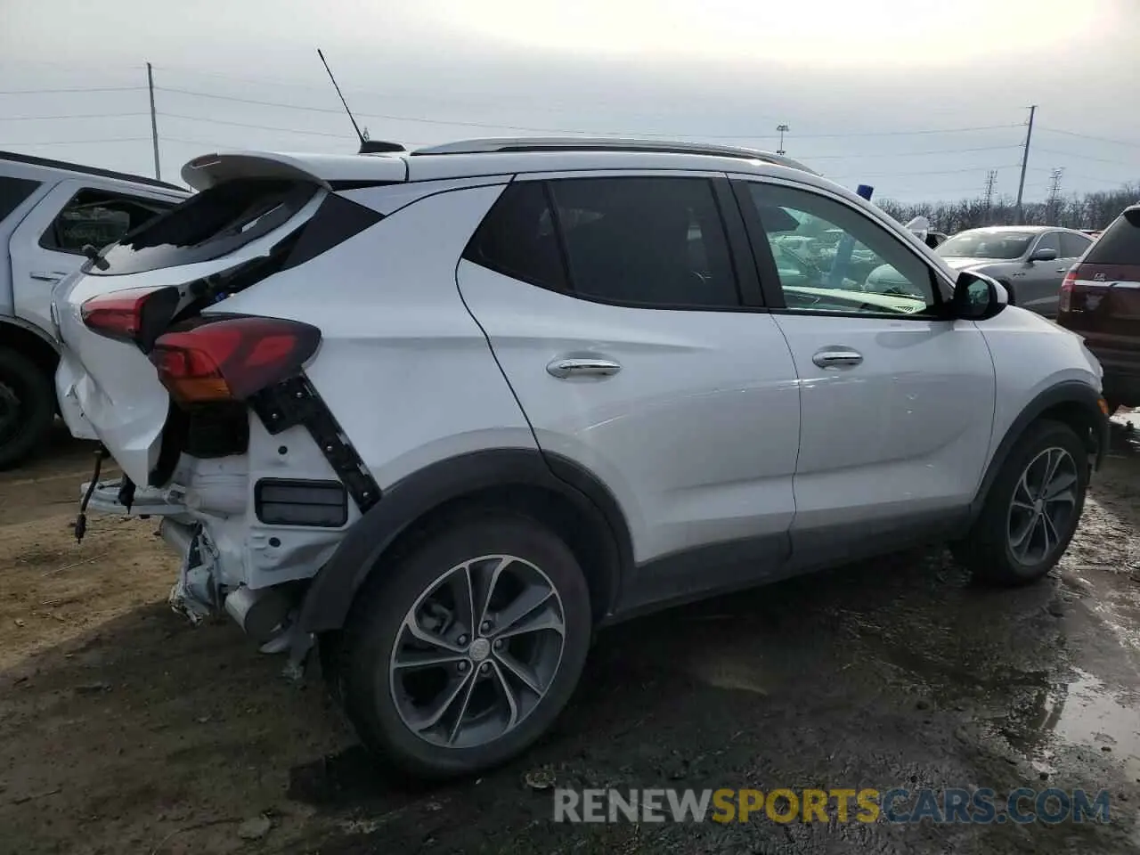 3 Фотография поврежденного автомобиля KL4MMESL9PB143533 BUICK ENCORE 2023