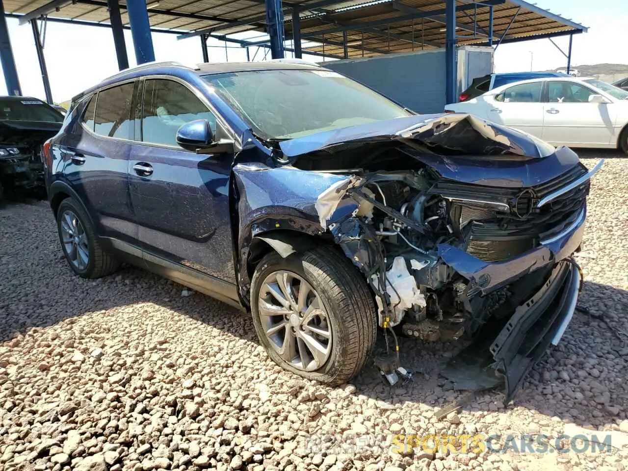 4 Фотография поврежденного автомобиля KL4MMFSL2PB067417 BUICK ENCORE 2023