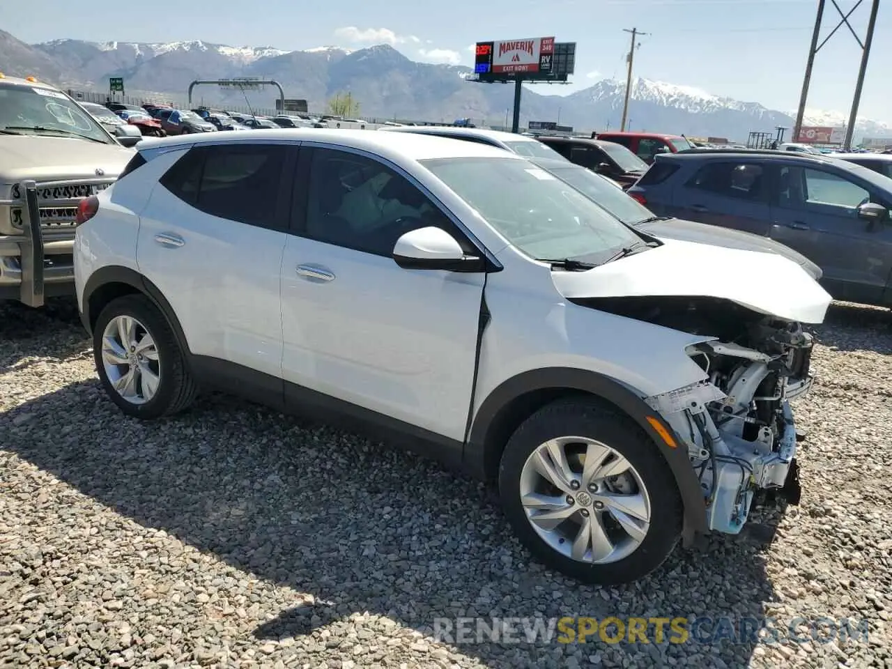 4 Фотография поврежденного автомобиля KL4AMBS20RB139110 BUICK ENCORE 2024