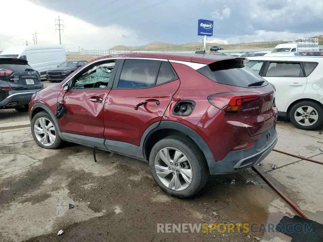 2 Фотография поврежденного автомобиля KL4AMBS28RB068786 BUICK ENCORE 2024