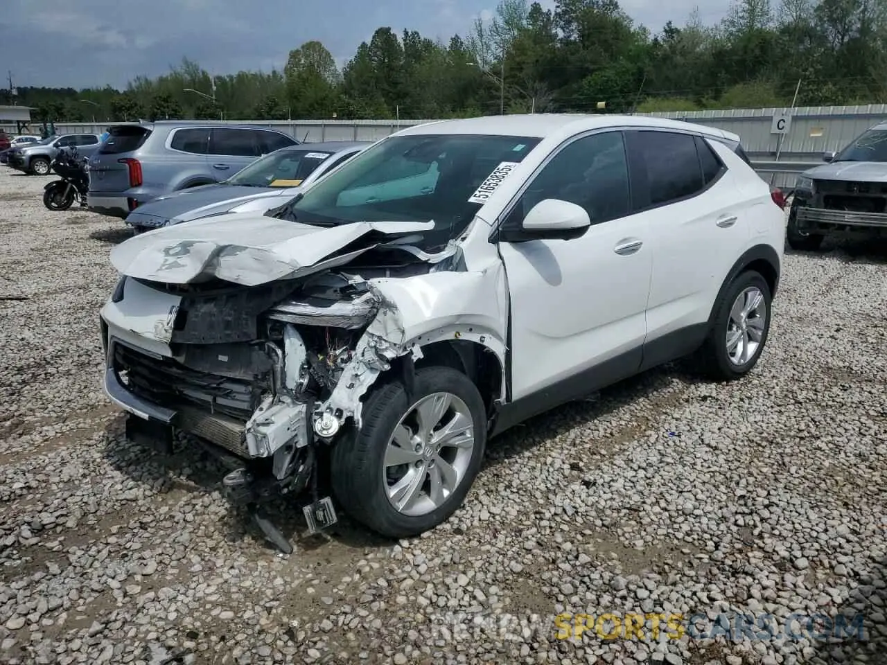 1 Фотография поврежденного автомобиля KL4AMBSLXRB086957 BUICK ENCORE 2024