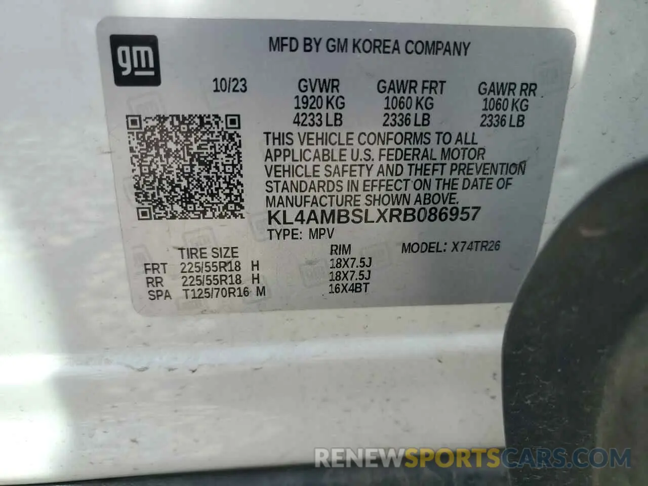 15 Фотография поврежденного автомобиля KL4AMBSLXRB086957 BUICK ENCORE 2024