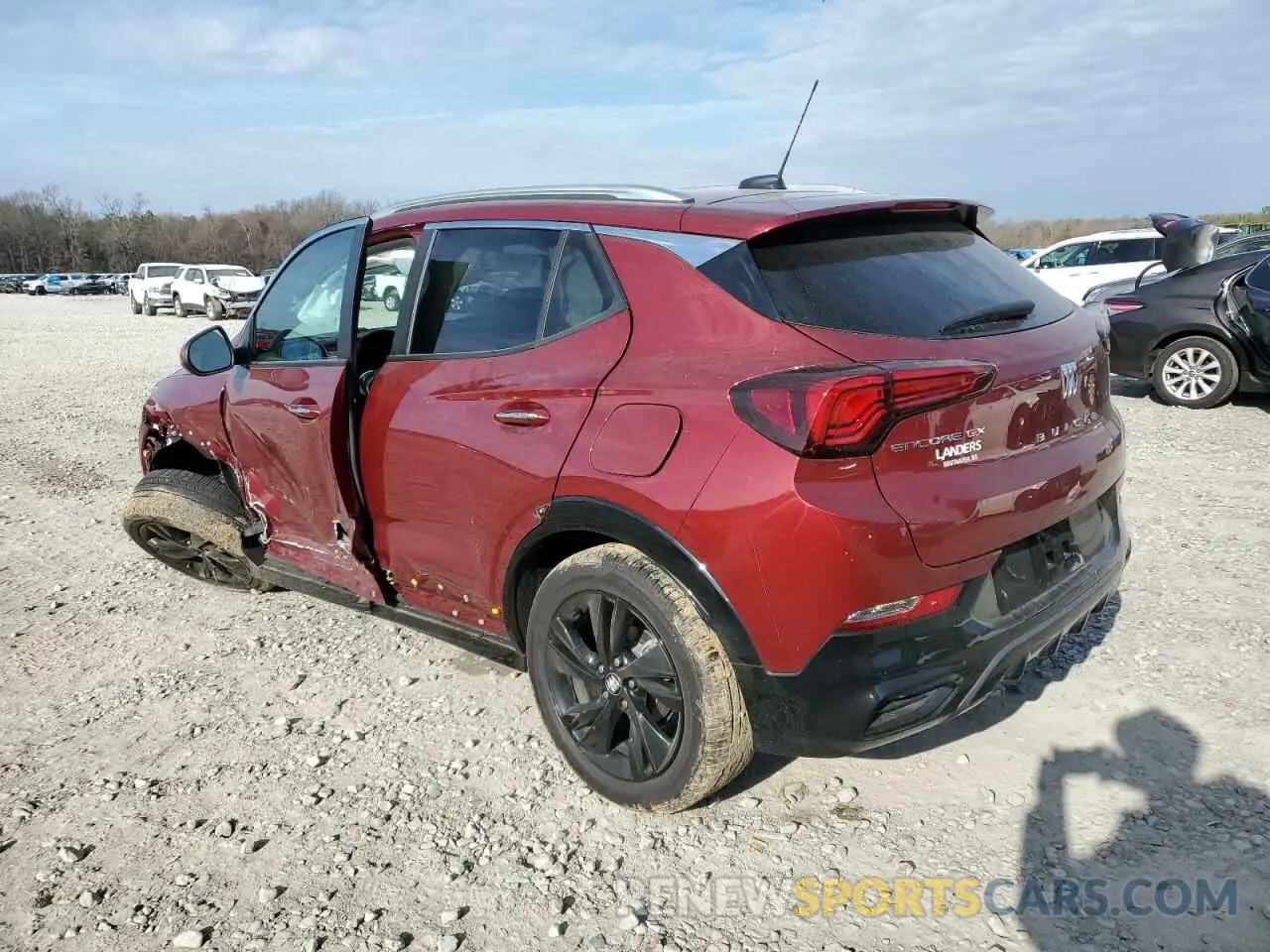2 Фотография поврежденного автомобиля KL4AMDSL6RB115219 BUICK ENCORE 2024