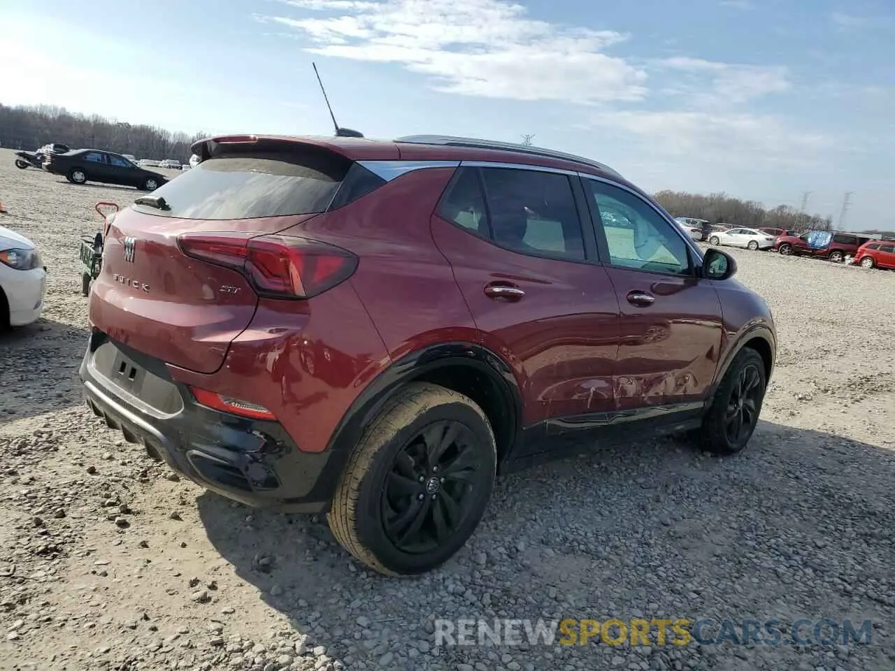 3 Фотография поврежденного автомобиля KL4AMDSL6RB115219 BUICK ENCORE 2024