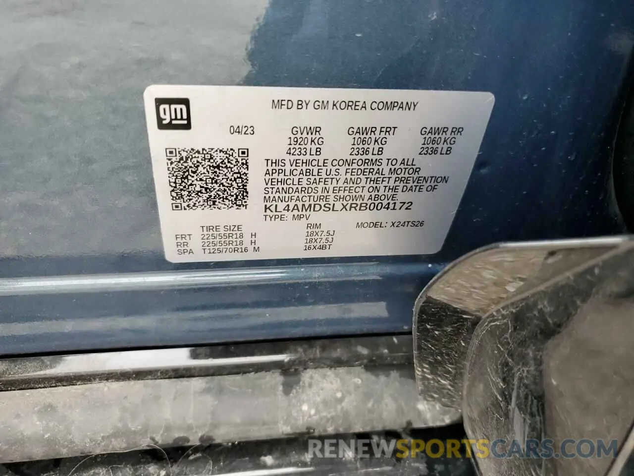 12 Фотография поврежденного автомобиля KL4AMDSLXRB004172 BUICK ENCORE 2024