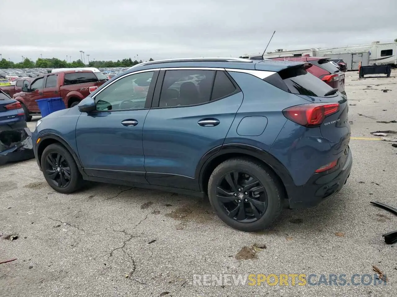 2 Фотография поврежденного автомобиля KL4AMDSLXRB004172 BUICK ENCORE 2024
