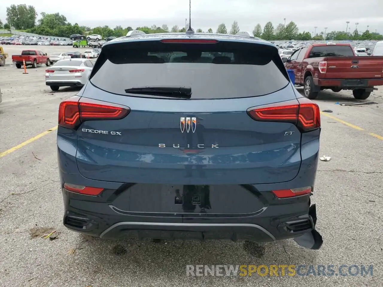 6 Фотография поврежденного автомобиля KL4AMDSLXRB004172 BUICK ENCORE 2024