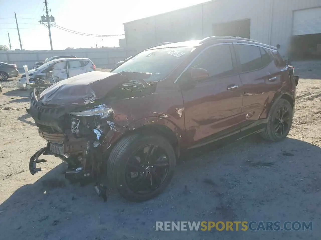 1 Photograph of a damaged car KL4AMDSLXRB067739 BUICK ENCORE 2024