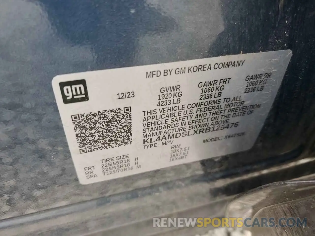 16 Фотография поврежденного автомобиля KL4AMDSLXRB125476 BUICK ENCORE 2024