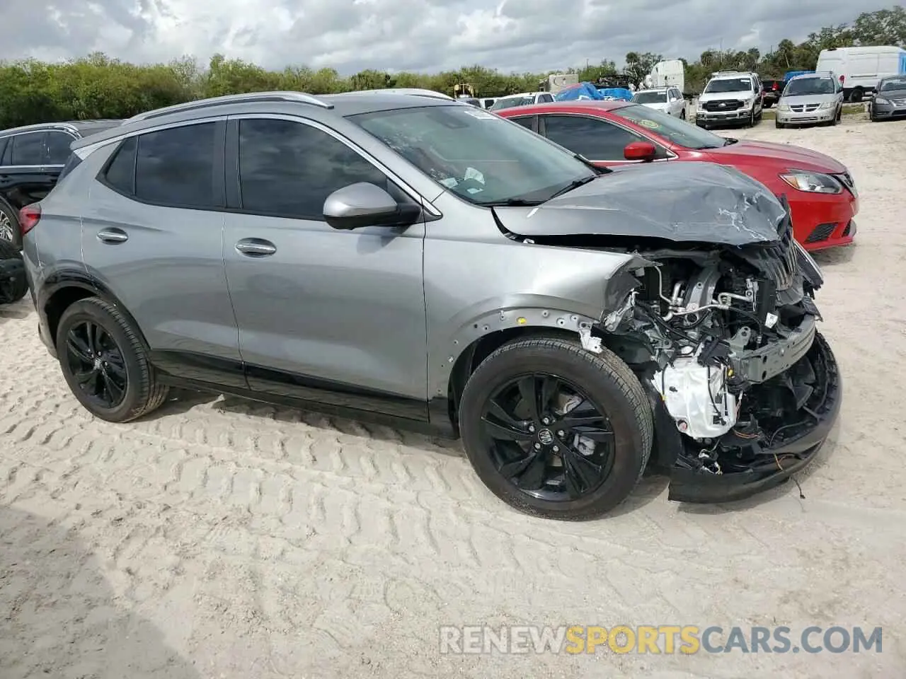 4 Photograph of a damaged car KL4AMDSLXRB205053 BUICK ENCORE 2024