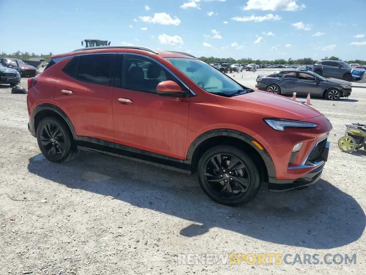4 Фотография поврежденного автомобиля KL4AMESL1RB152023 BUICK ENCORE 2024