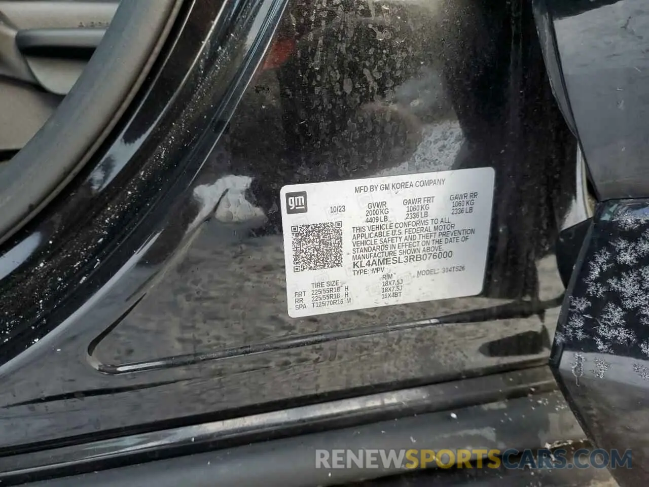 15 Photograph of a damaged car KL4AMESL3RB076000 BUICK ENCORE 2024