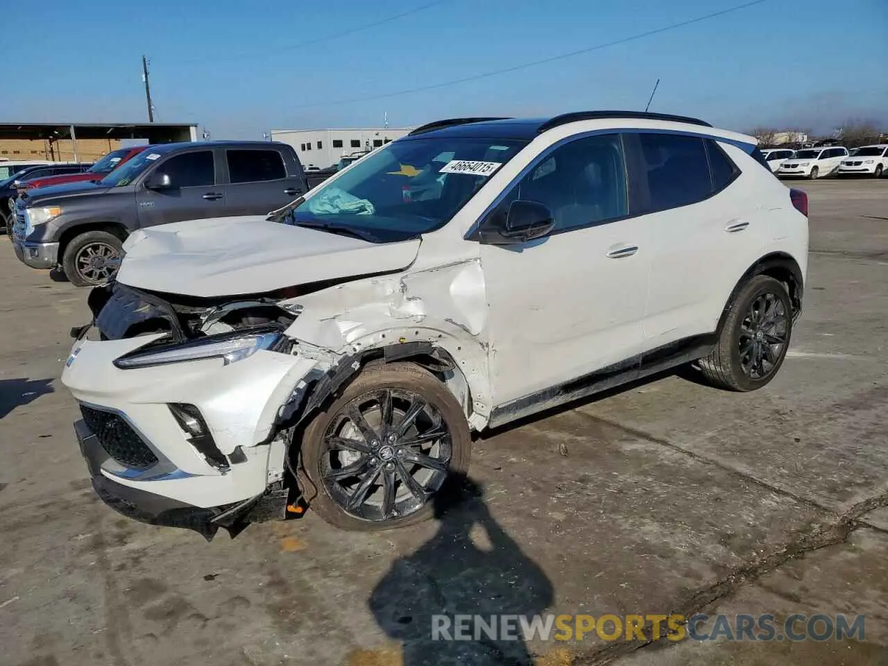 1 Photograph of a damaged car KL4AMESL4RB197487 BUICK ENCORE 2024