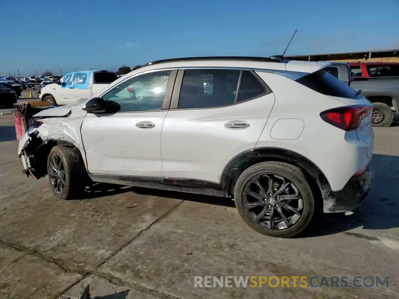 2 Photograph of a damaged car KL4AMESL4RB197487 BUICK ENCORE 2024
